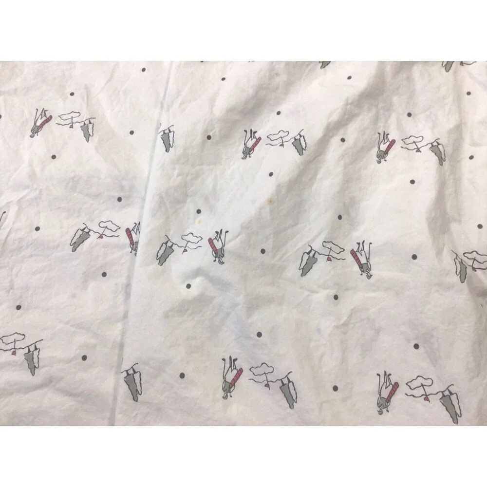 Garnet Hill King Duvet Cover Golf Print Made USA